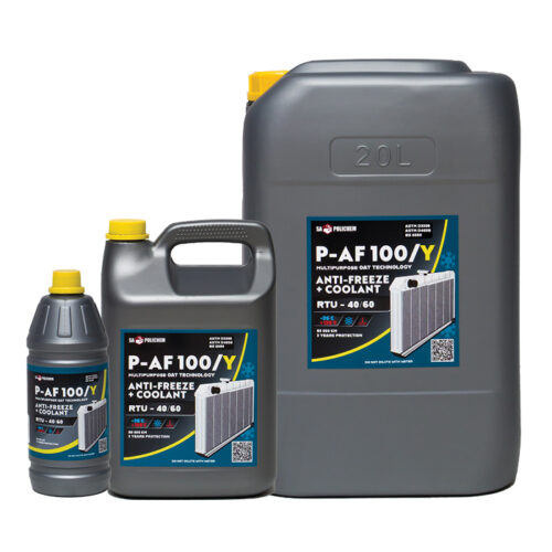 P-AF 100 MULTIPURPOSE OAT TECHNOLOGY 40/60 COOLANT & ANTIFREEZE – YELLOW